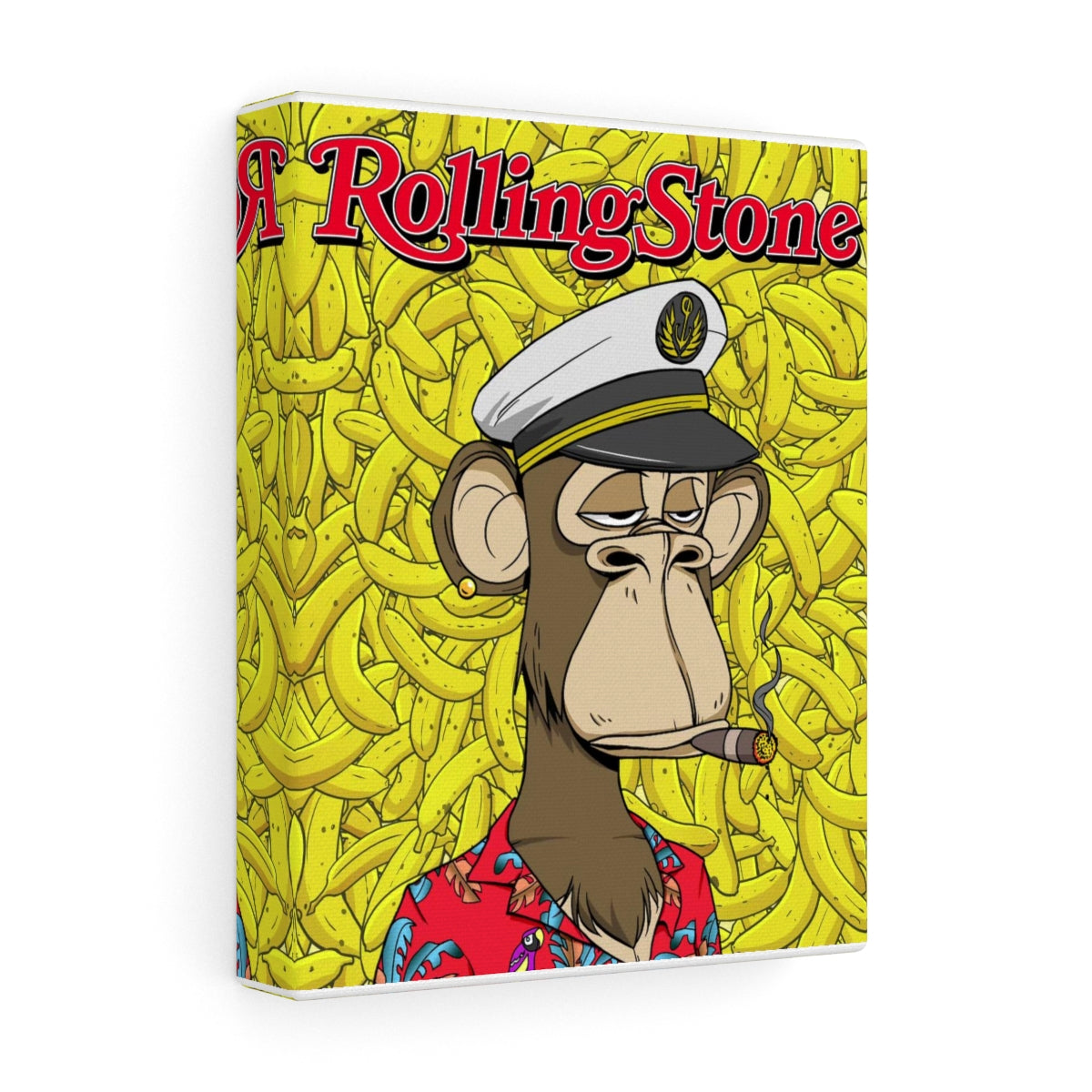 Bored Ape Yacht Club Rolling Stone | Canvas Print | Wall Art | NFT Display | Custom Canvas Prints | Photo to Canvas | FREE SHIPPING