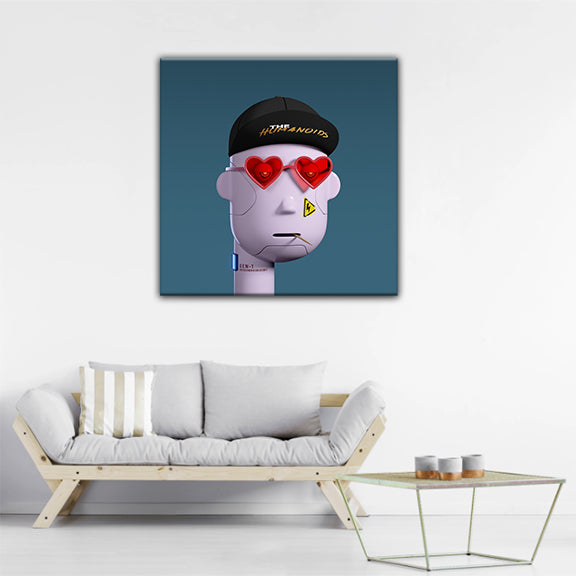 The Humanoids #6647 | Canvas Print | Wall Art | NFT Display | Custom Canvas Prints | Photo to Canvas | FREE SHIPPING